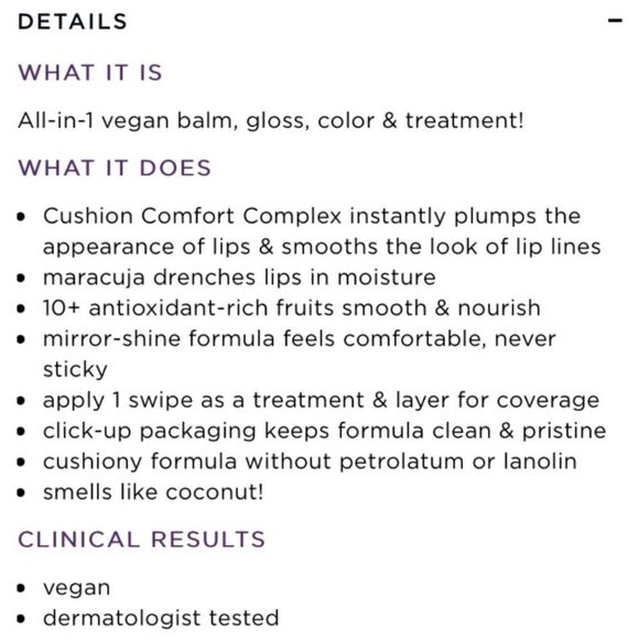 🌻 TARTE Rose Maracuja Juicy Lip Balm New FullSz - Picture 6 of 7